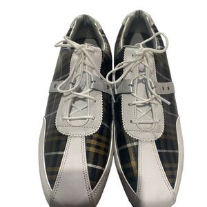 Foot Joy Low Pro Women's Pre-owned Plaid Golf Shoes - sz. 9.5 M